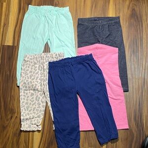 Carter's Kids Leggings Set - Mint, Pink, Navy, Gray, Leopard
